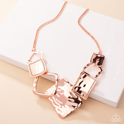Layered Luxury - copper - Paparazzi necklace