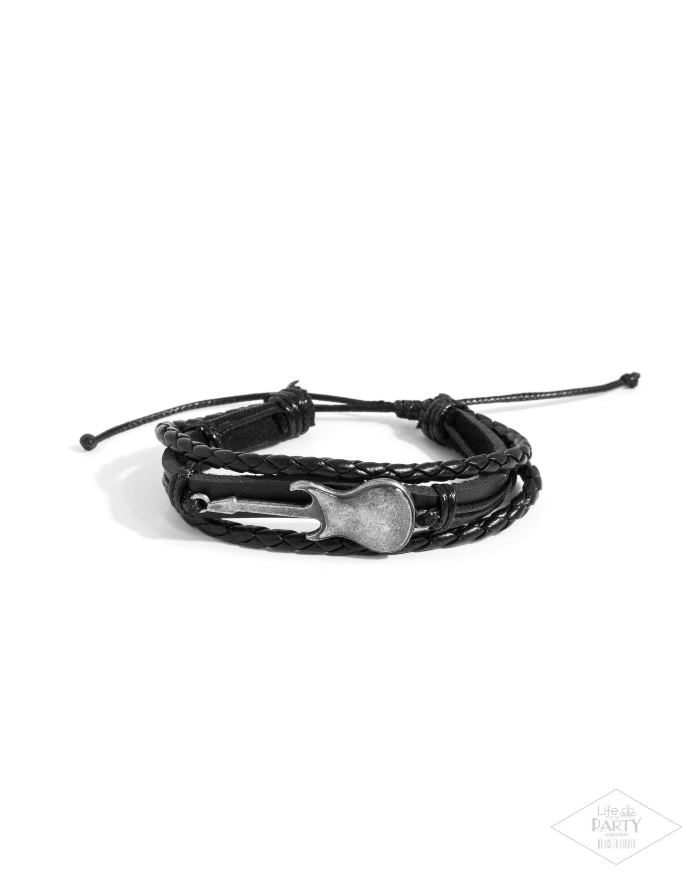 Lead Guitar - black - Paparazzi bracelet