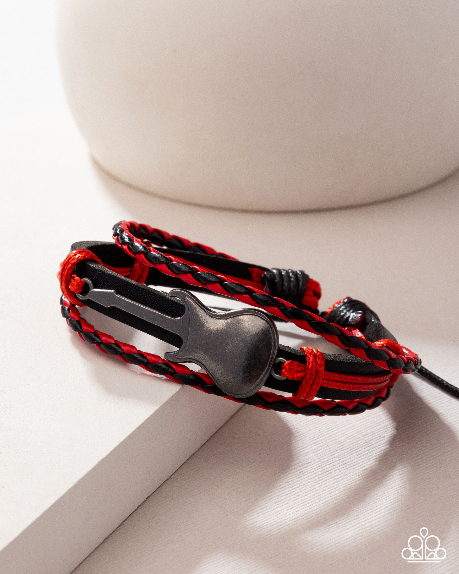 Lead Guitar - red - Paparazzi bracelet