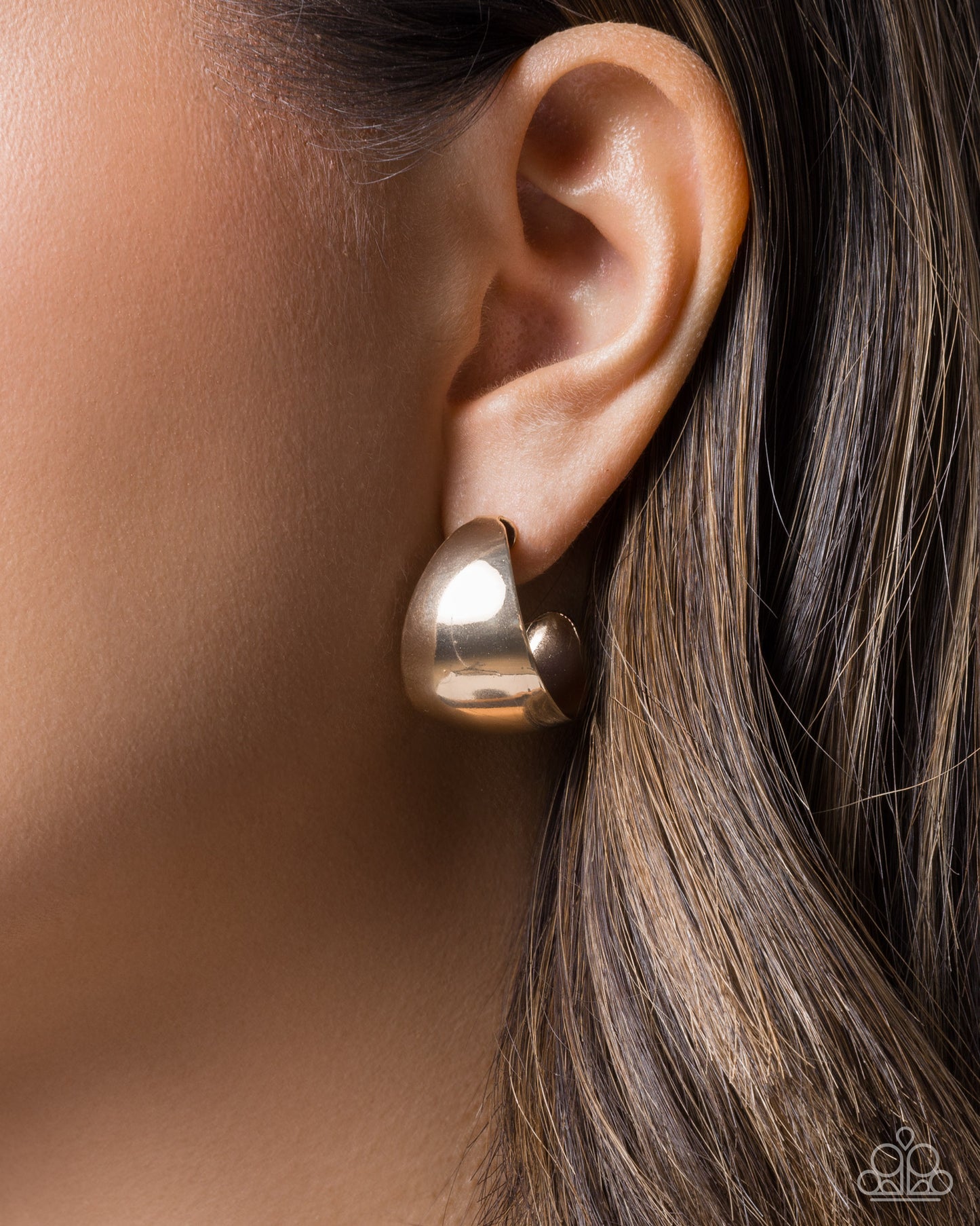 Leading Labor - gold - Paparazzi earrings