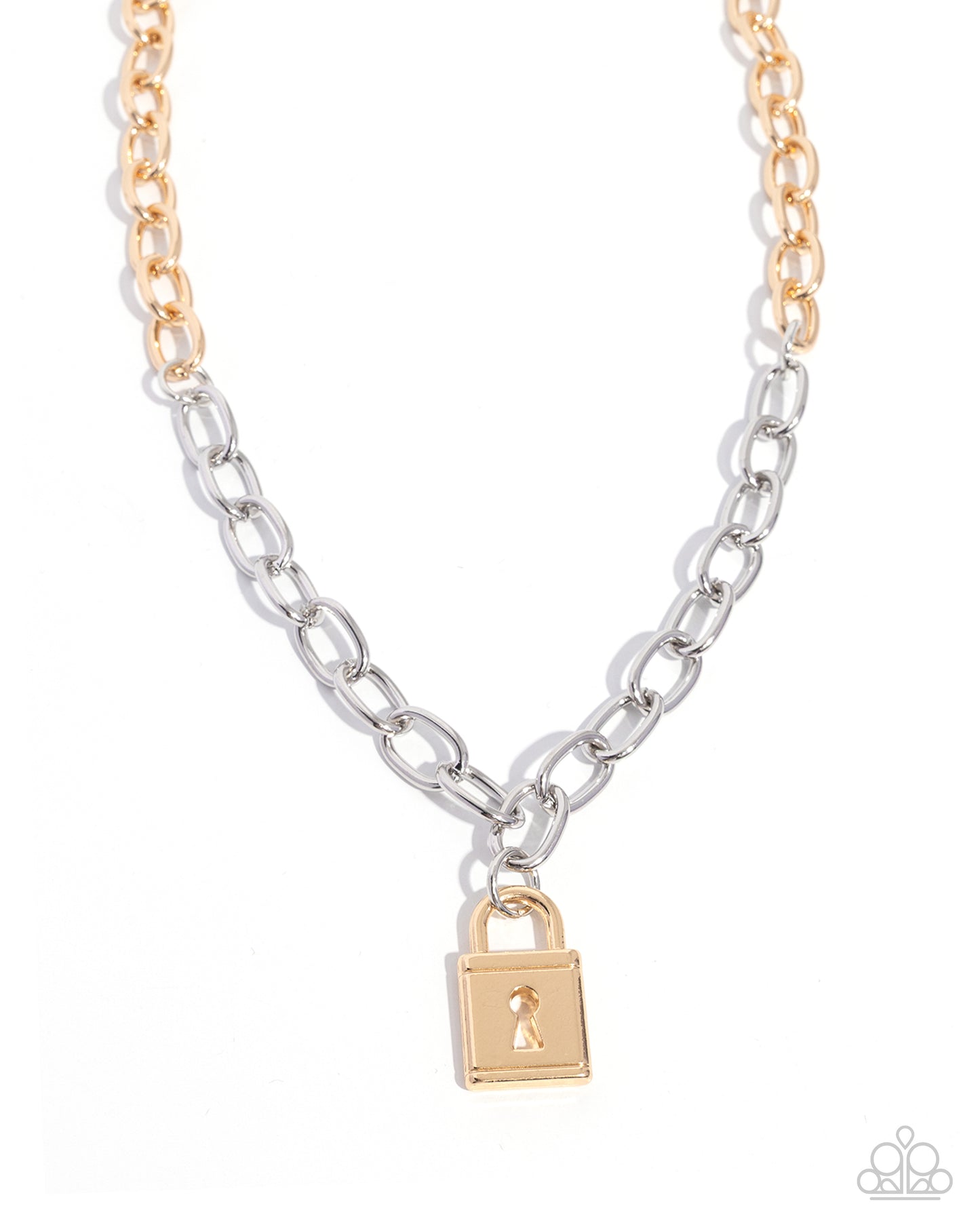 Leading Lock - multi - Paparazzi necklace