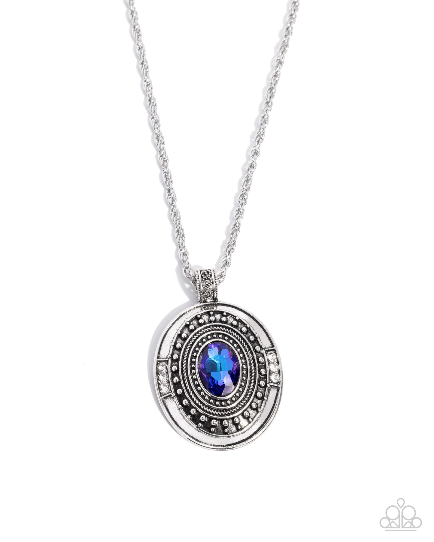 Leading Luminescence - blue - Paparazzi necklace