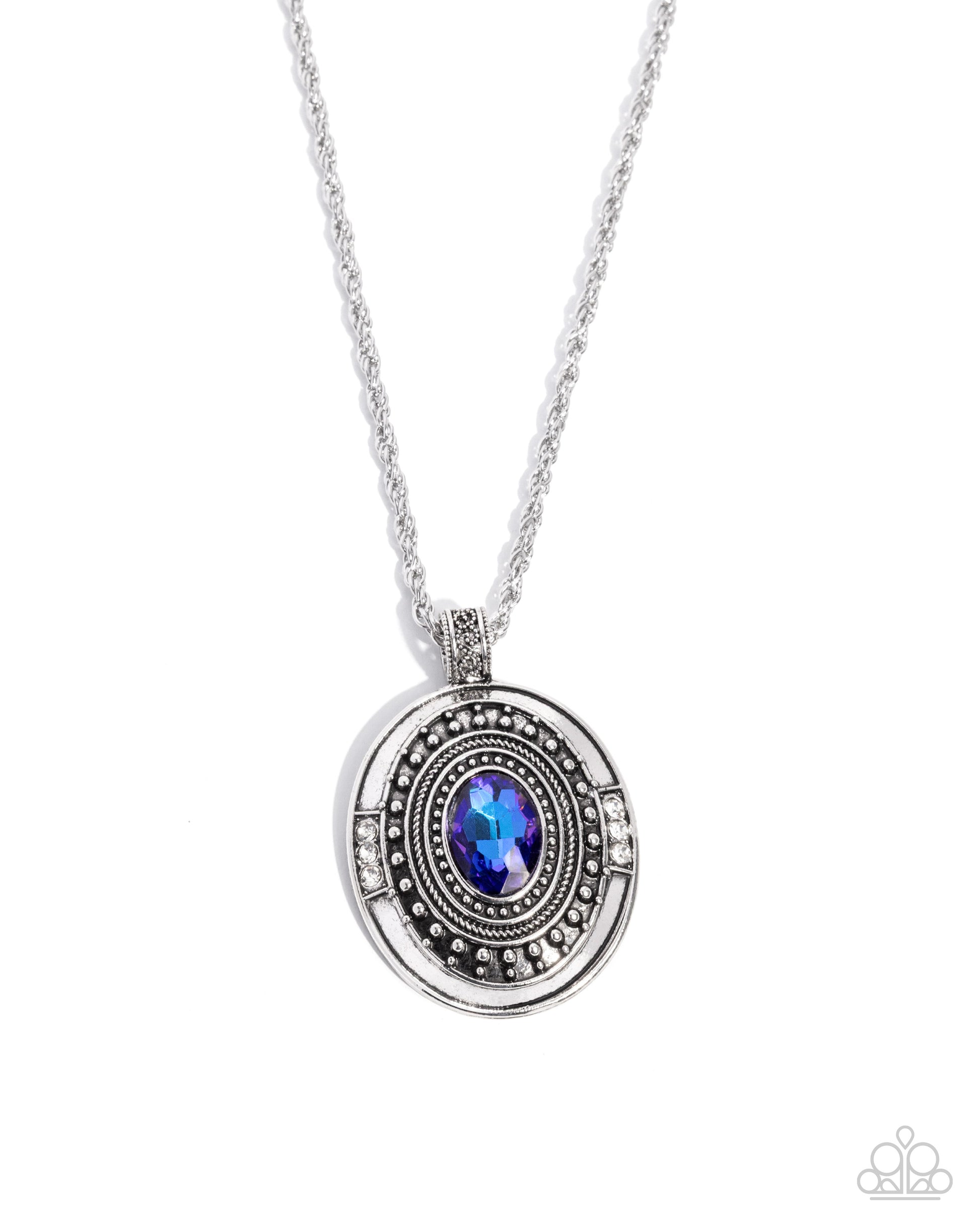 Leading Luminescence - blue - Paparazzi necklace
