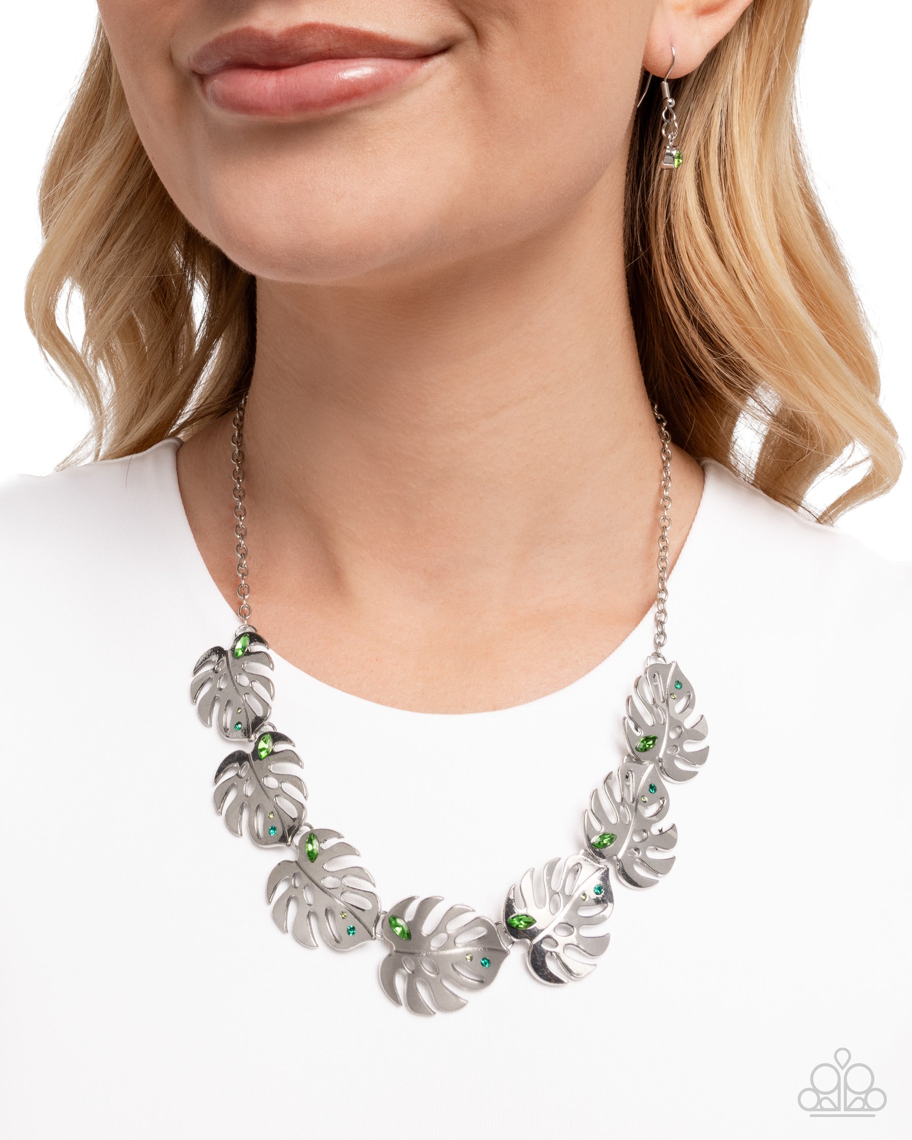Leafy Legato - green - Paparazzi necklace