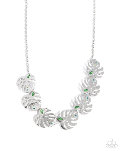 Leafy Legato - green - Paparazzi necklace