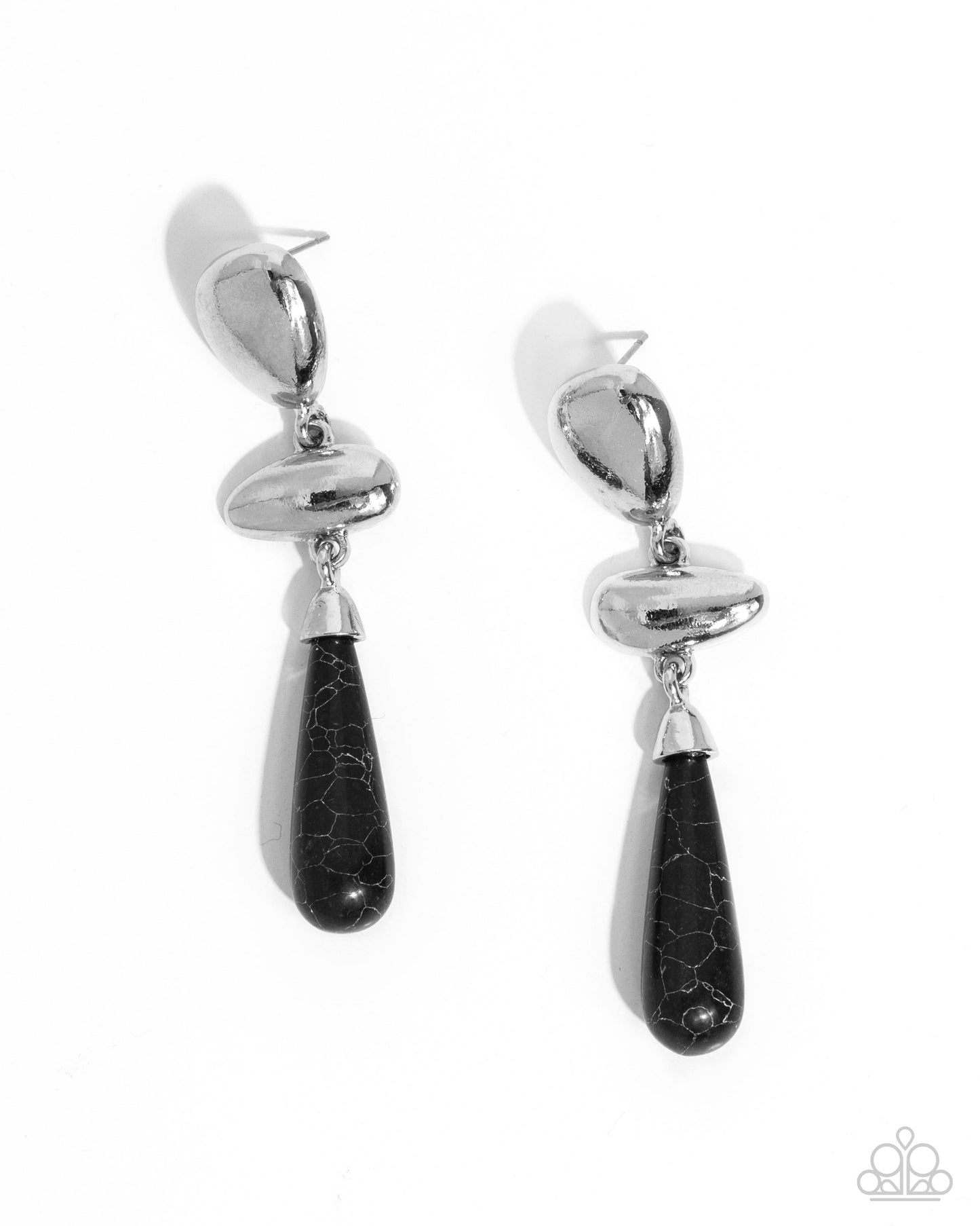 Leisure Time - black - Paparazzi earrings