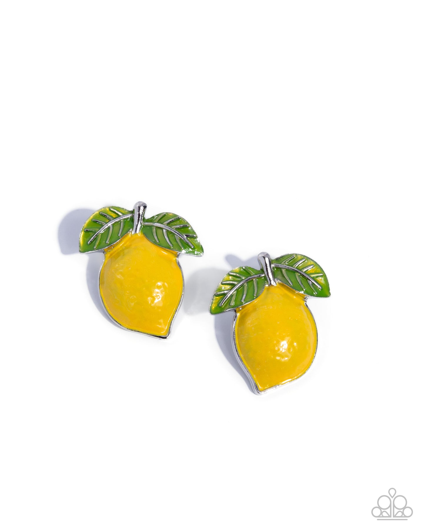 Lemon Lesson - yellow - Paparazzi earrings