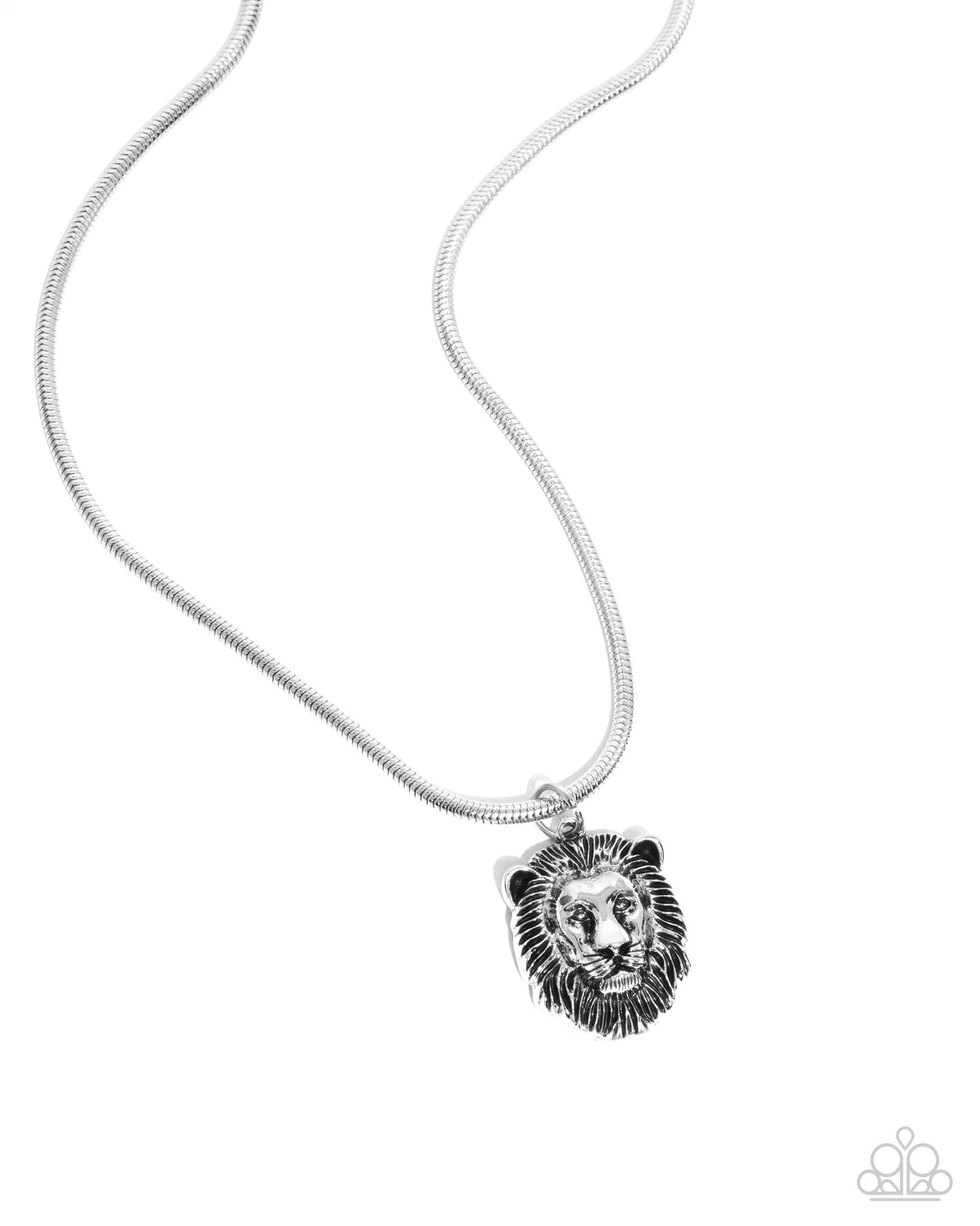 Leo Leader - silver - Paparazzi MENS necklace