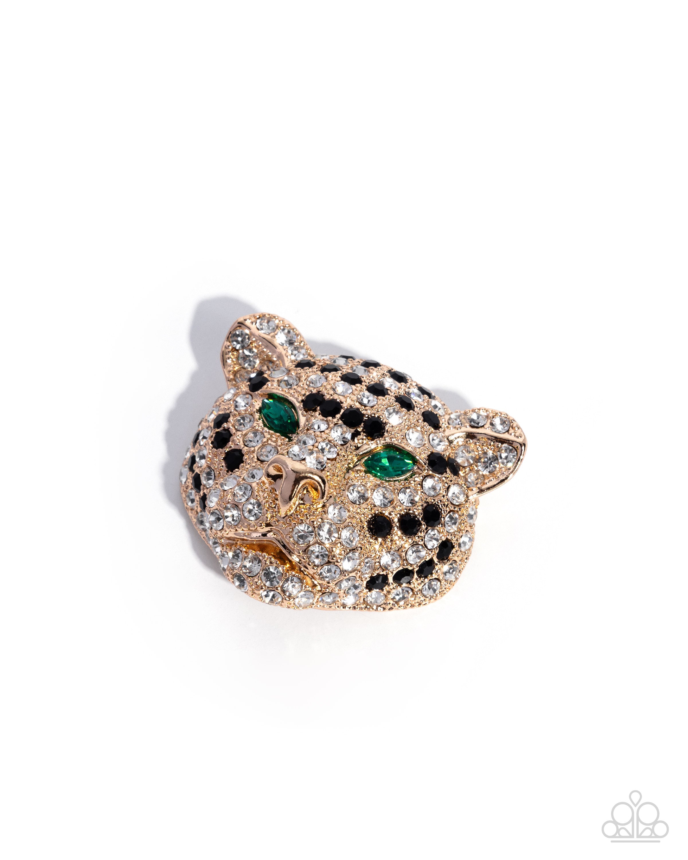 Leopard Location - gold - Paparazzi brooch – JewelryBlingThing