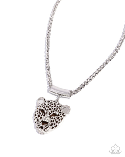 Leopard Luminescence - brown - Paparazzi necklace 
