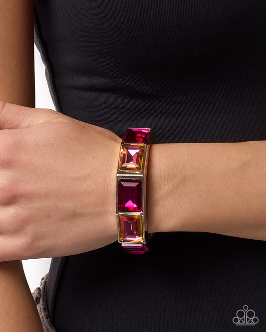 Less Talk, More Shimmer - pink - Paparazzi bracelet
