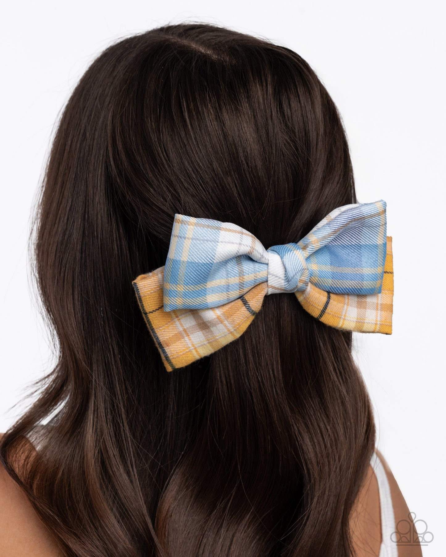 Let It BOW - blue - Paparazzi hair clip