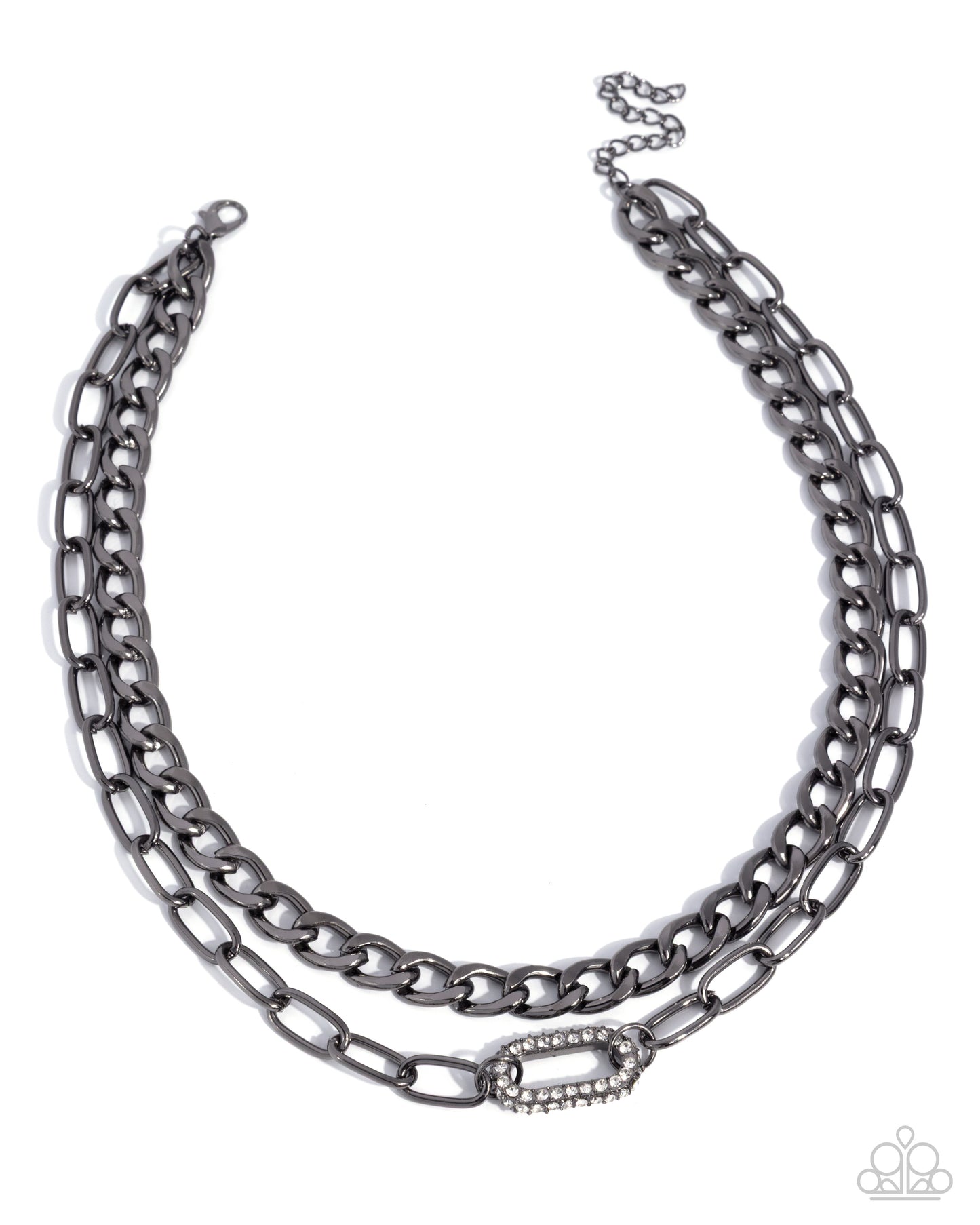 Lethal Luminescence - black - Paparazzi necklace