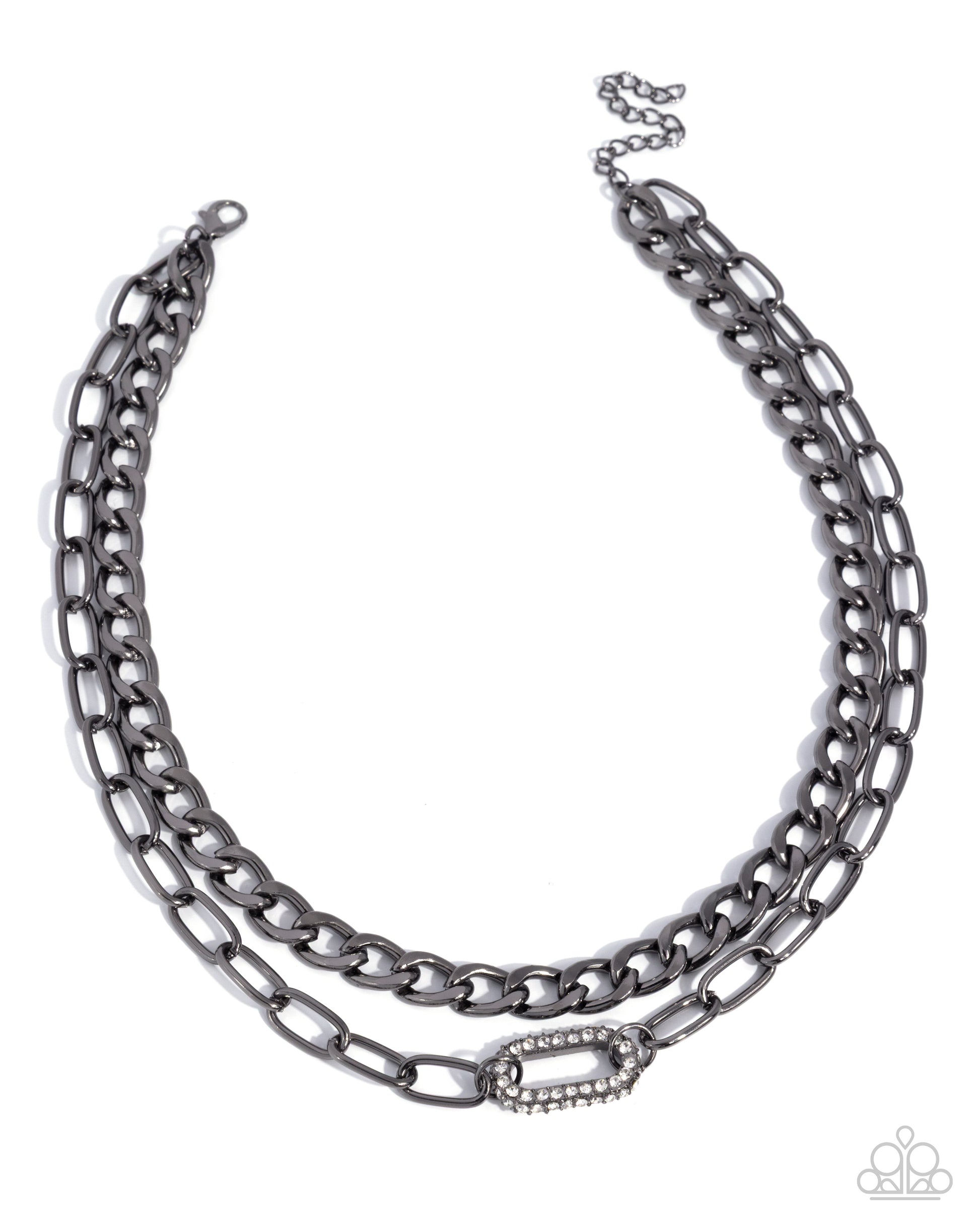 Lethal Luminescence - black - Paparazzi necklace