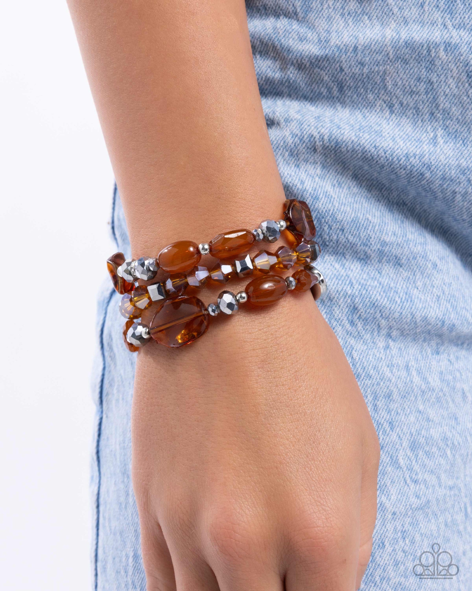 Lets Groove Tonight - brown - Paparazzi bracelet