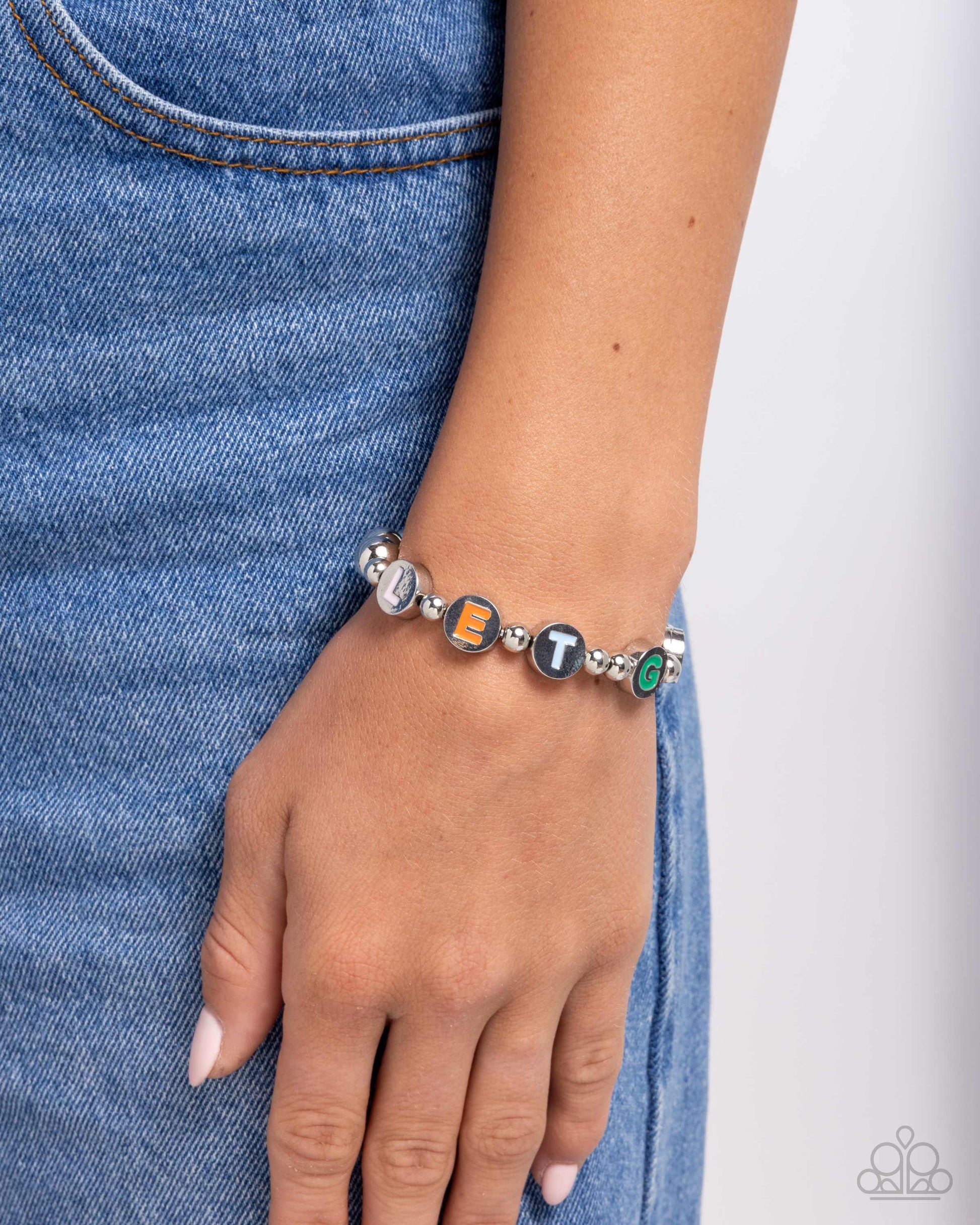 Letting Go - multi - Paparazzi bracelet