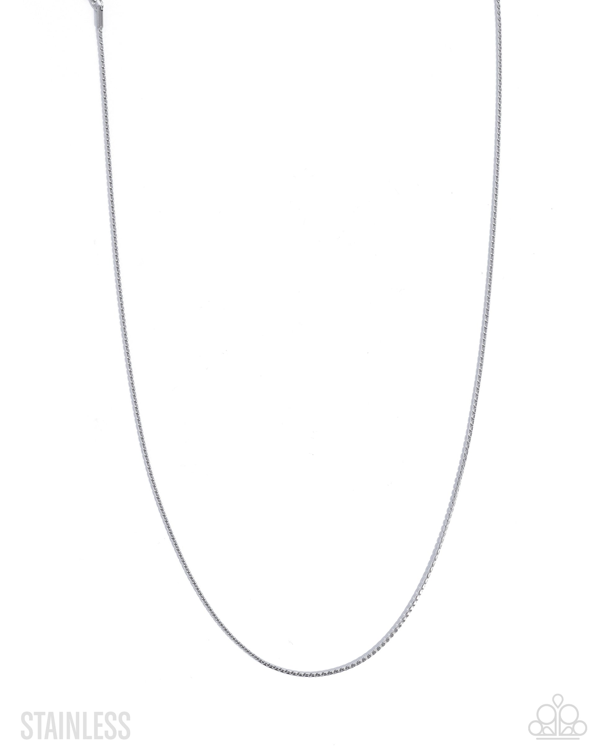 Leverage Labor - silver - Paparazzi MENS necklace
