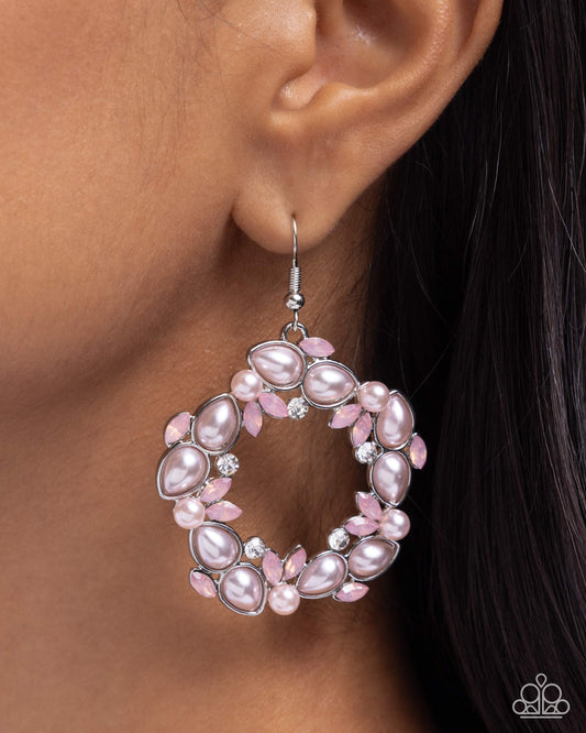 Life Could Be ABEAM - pink - Paparazzi earrings