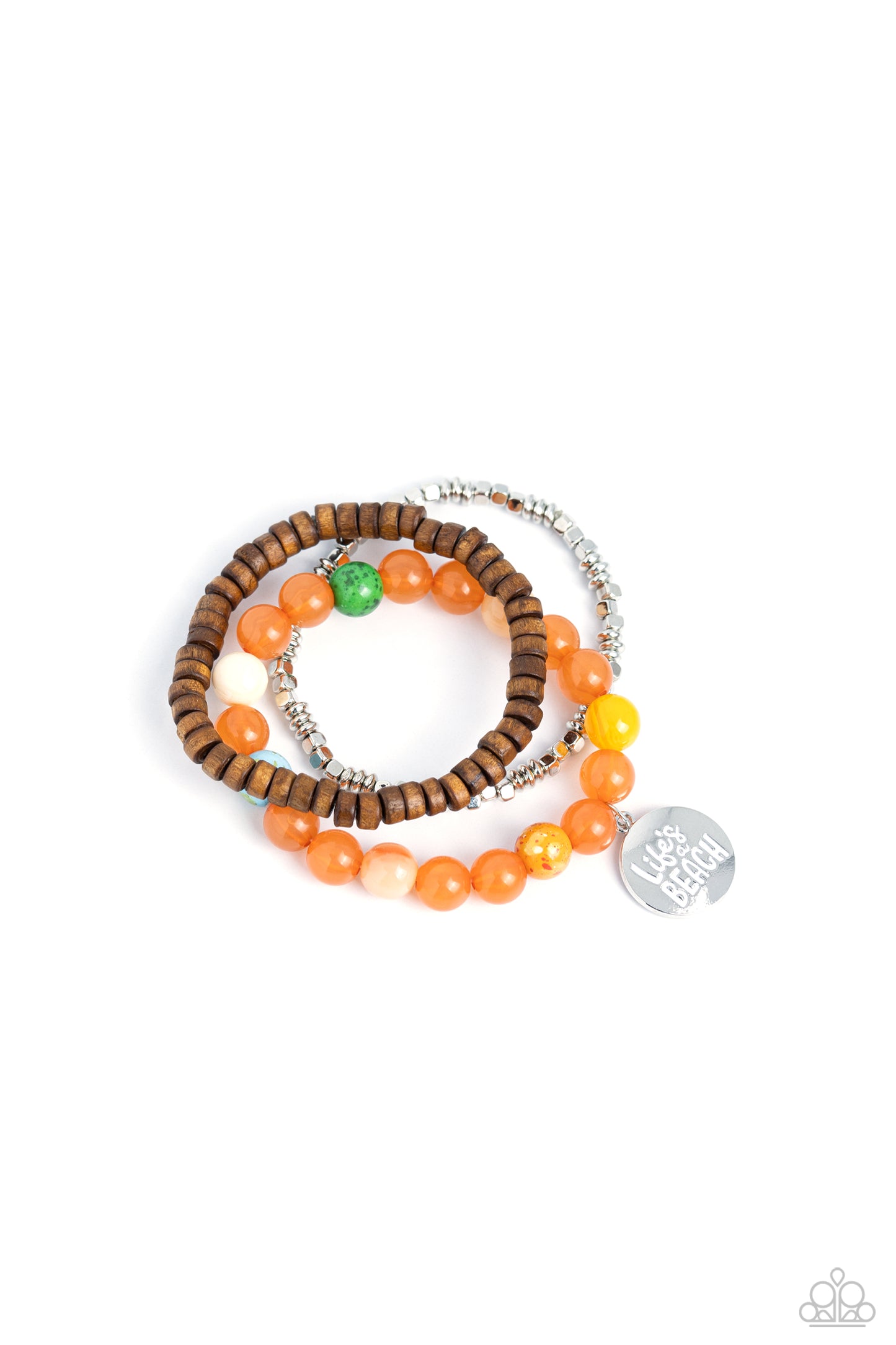 Life's a Beach - orange - Paparazzi bracelet