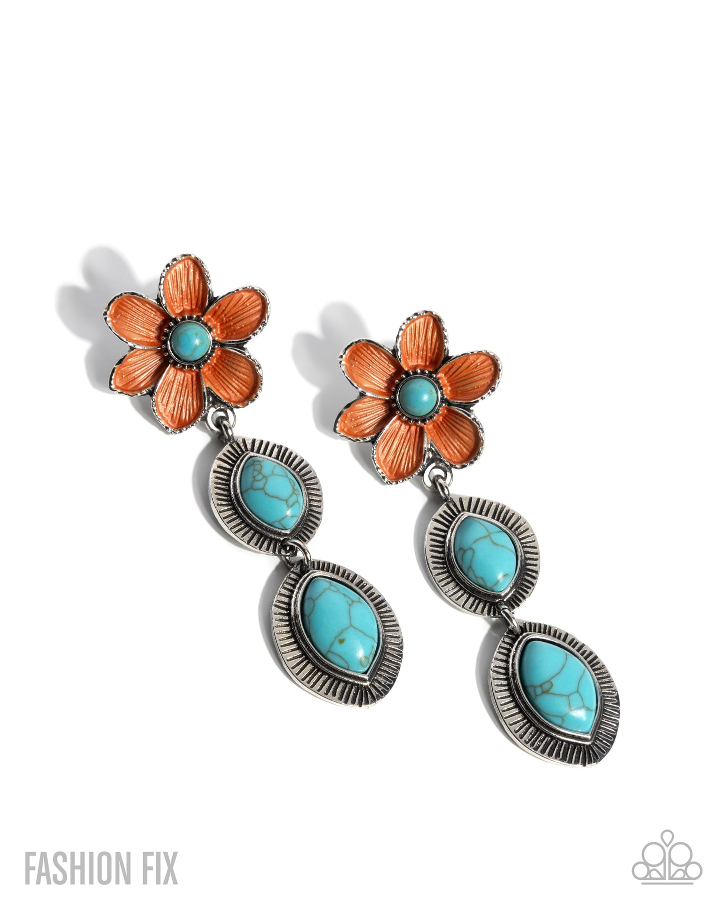 Lighthearted Landslide - blue - Paparazzi earrings