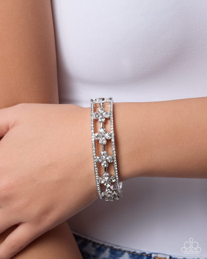 Lighthearted Luck - white - Paparazzi bracelet