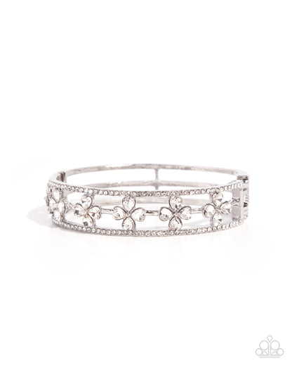 Lighthearted Luck - white - Paparazzi bracelet