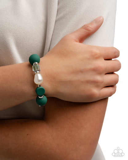 Like-Minded - green - Paparazzi bracelet