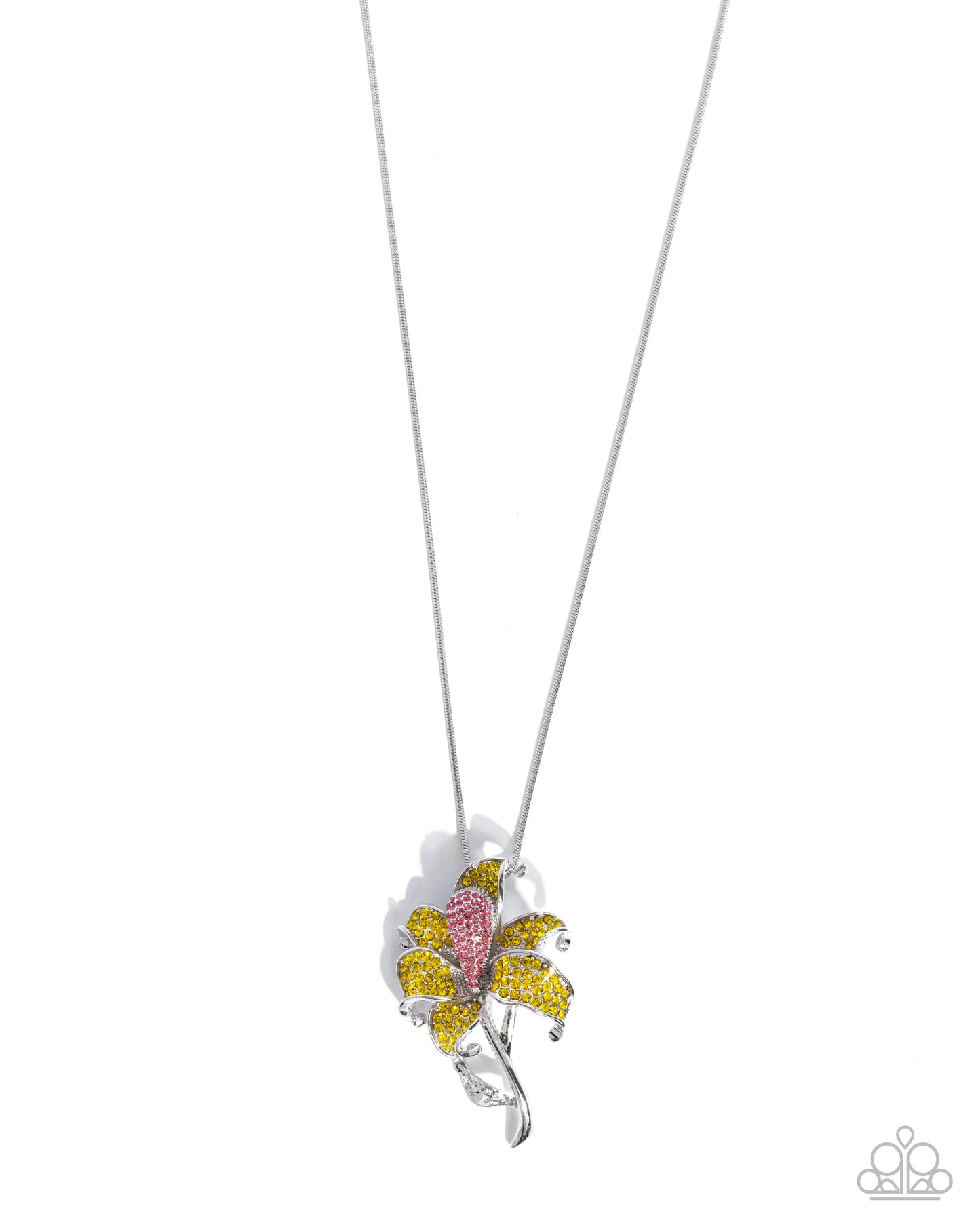 Lily Luminescence - yellow - Paparazzi necklace