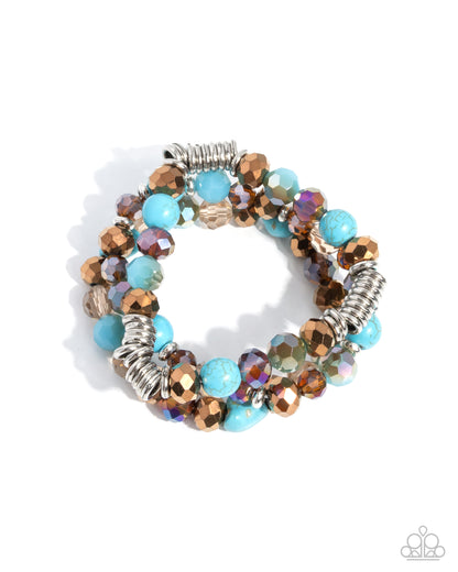 Limited Leisure - blue - Paparazzi bracelet