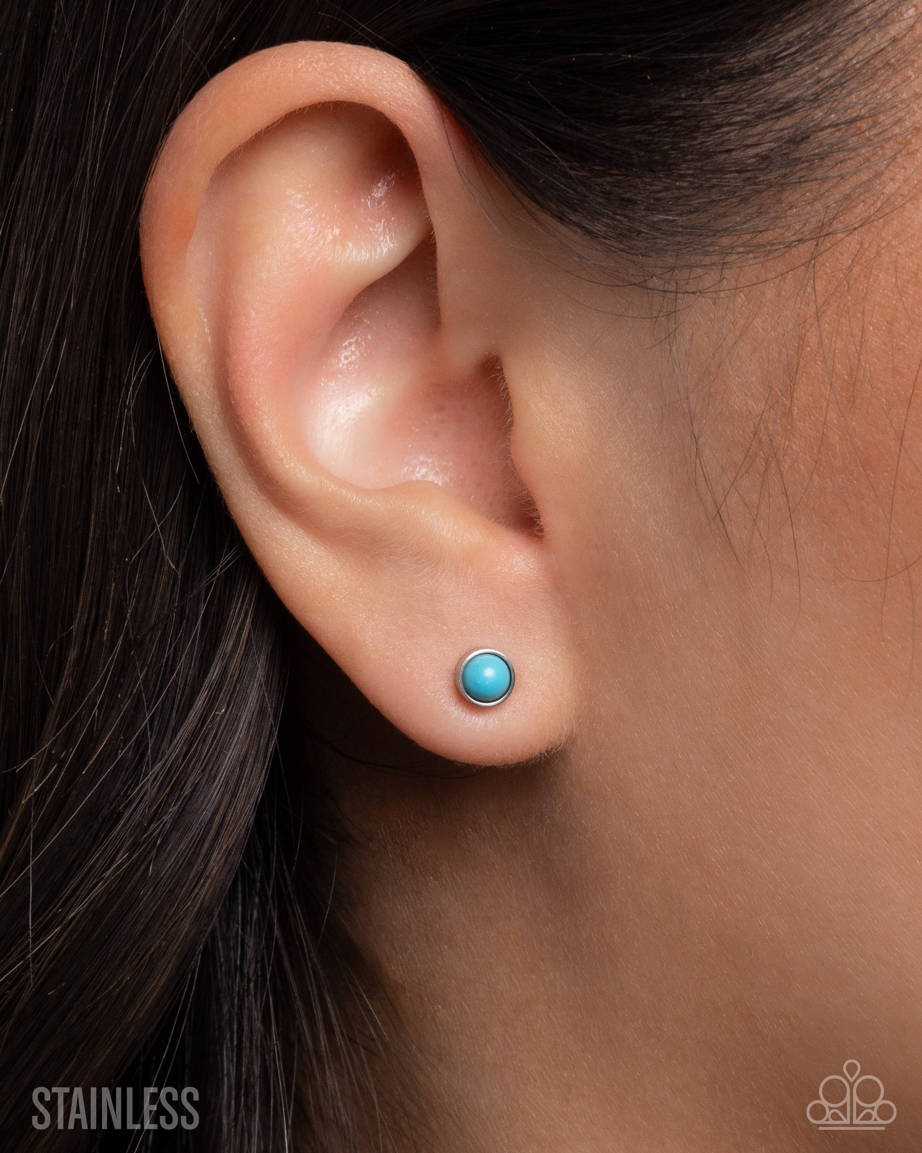 Lingering Leisure - blue - Paparazzi earrings