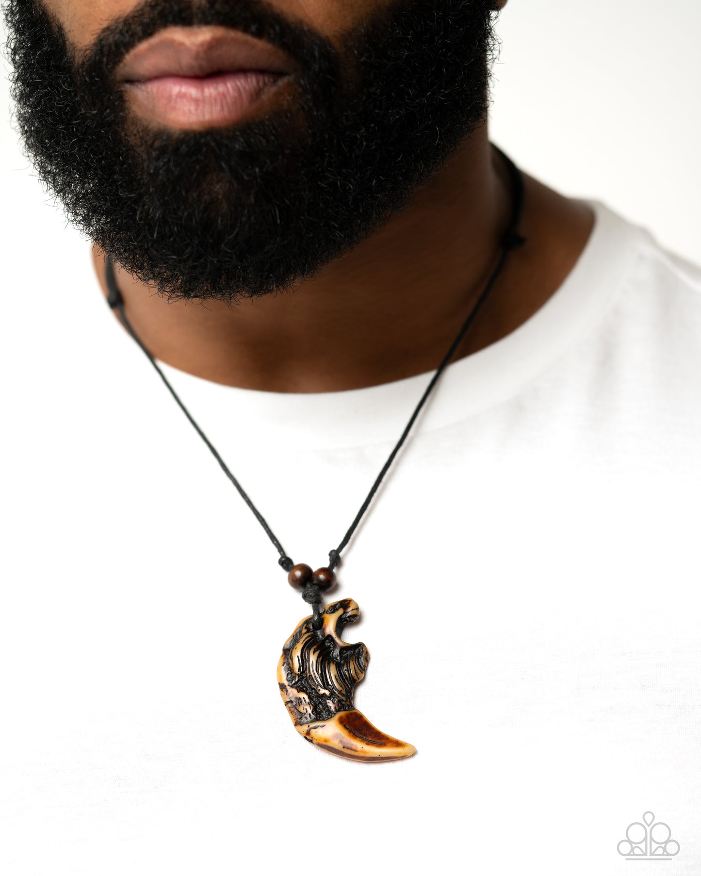 Lion Legend - black - Paparazzi MENS necklace