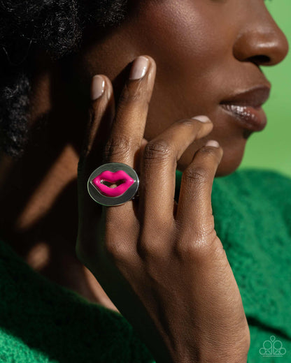 Lip Labor - pink - Paparazzi ring