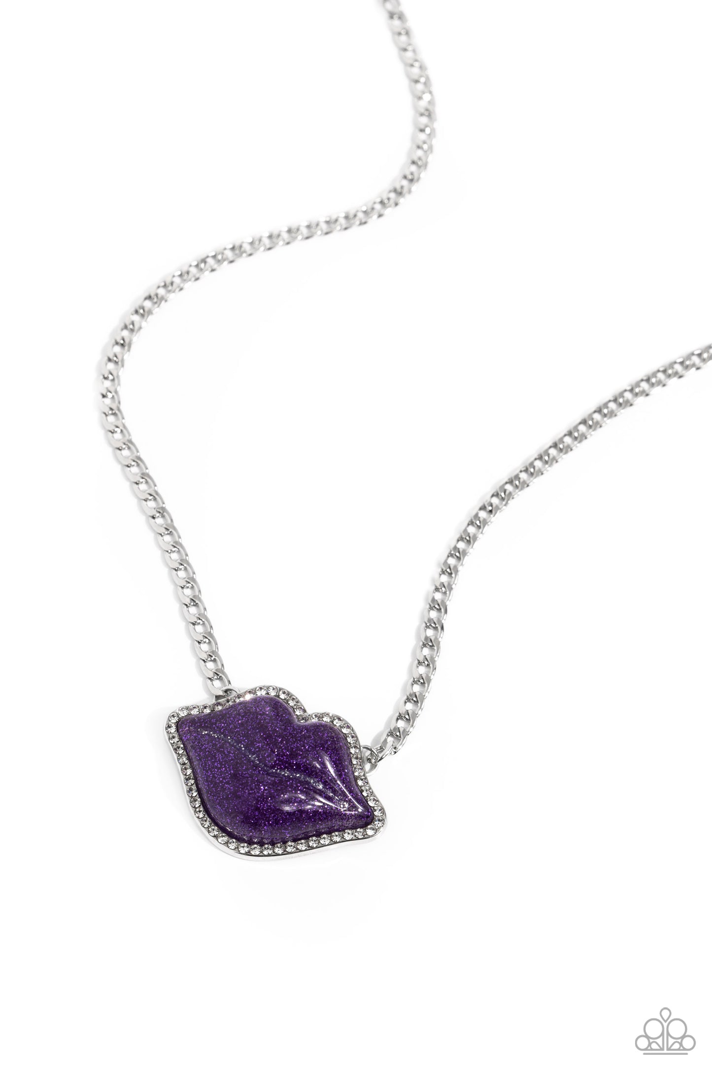 Lip Locked - purple - Paparazzi necklace