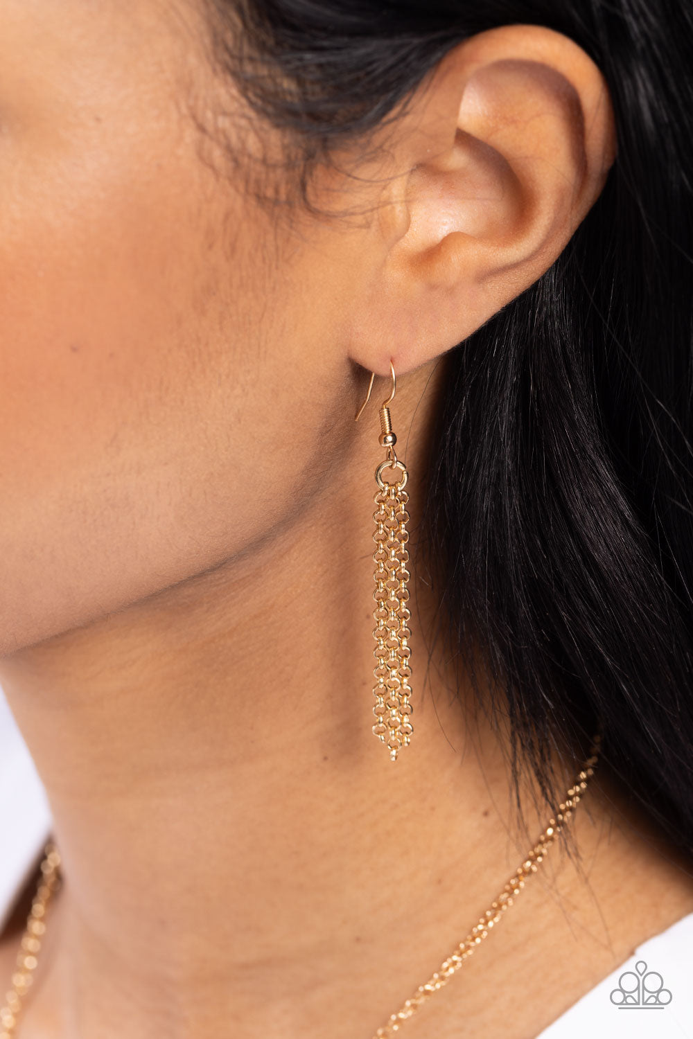 Live The Life You Love - gold - Paparazzi necklace