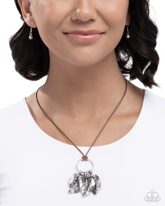 Loaded with Leaves - brown - Paparazzi necklace