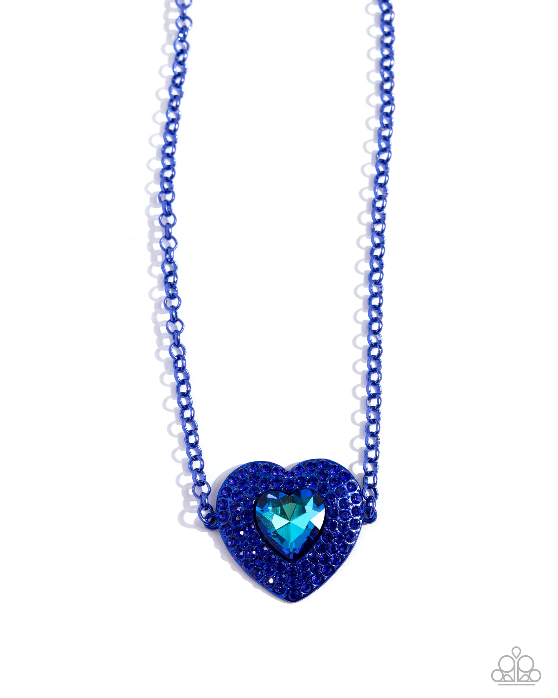 Locket Leisure - blue - Paparazzi necklace