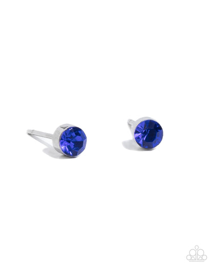 Logical Light - blue - Paparazzi earrings