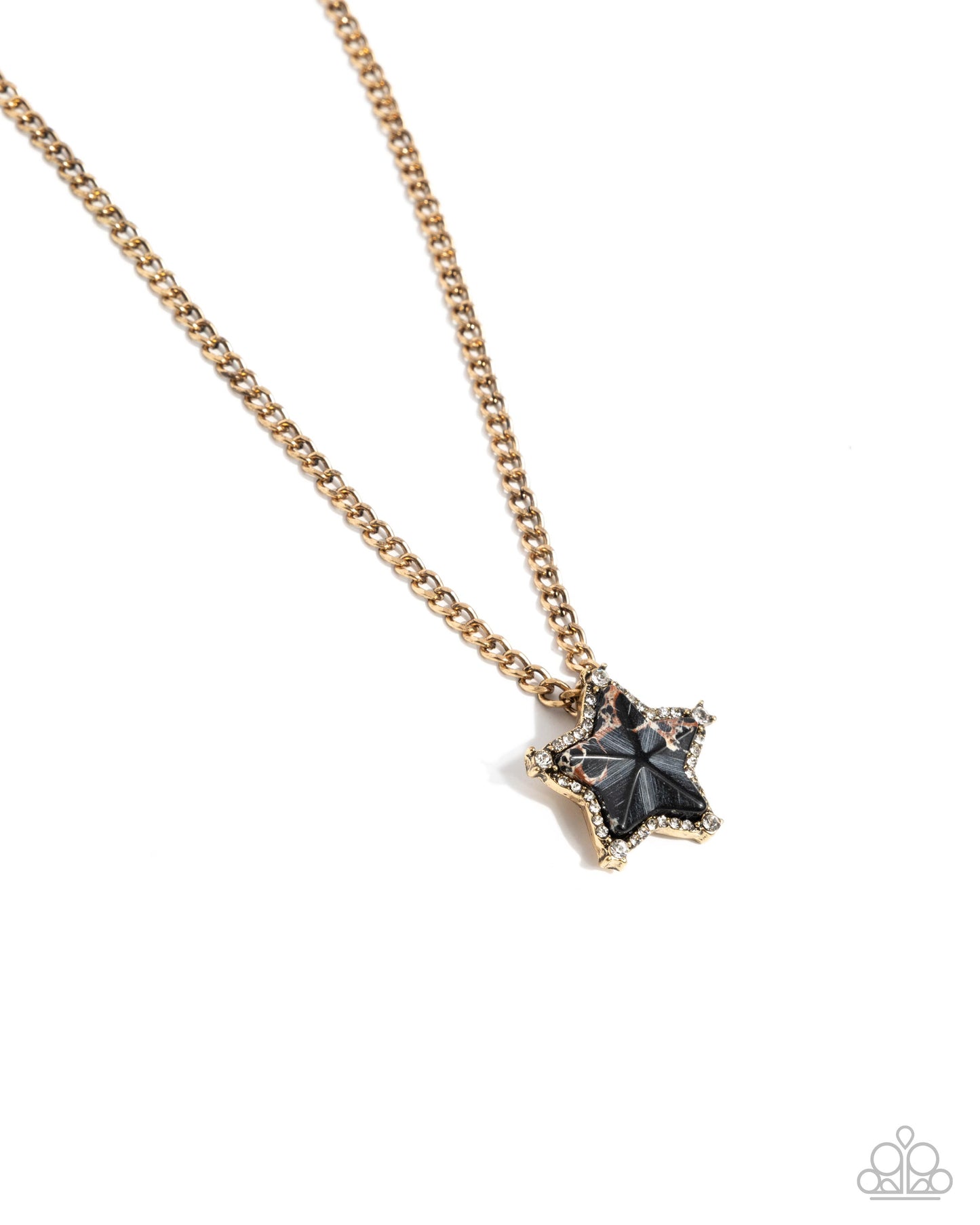 Lone Star Story - black - Paparazzi necklace