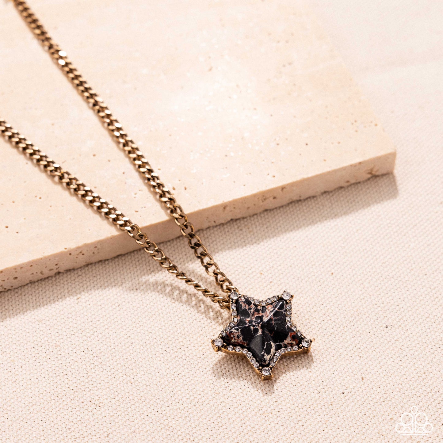 Lone Star Story - black - Paparazzi necklace