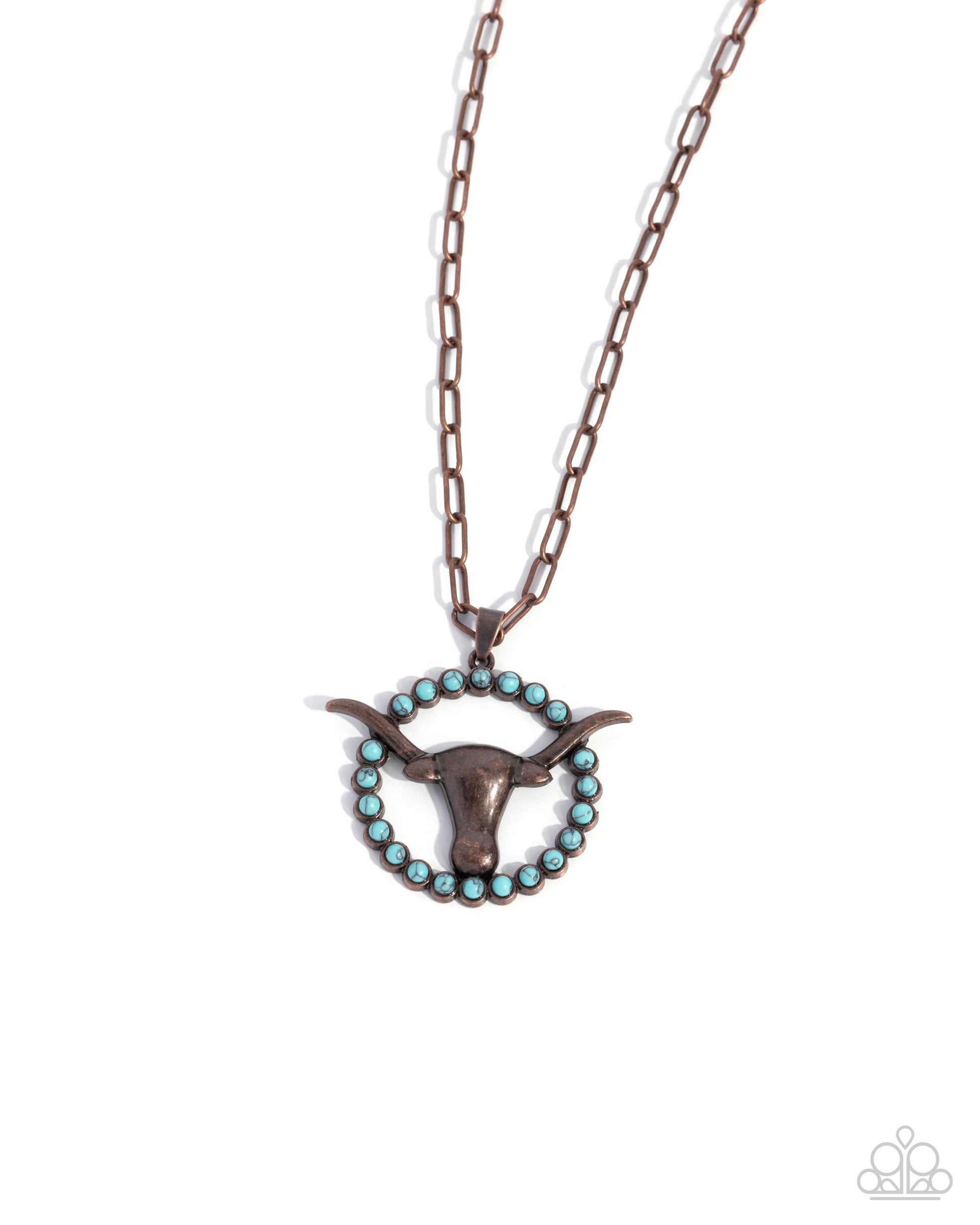 Longhorn Lasso - copper - Paparazzi necklace