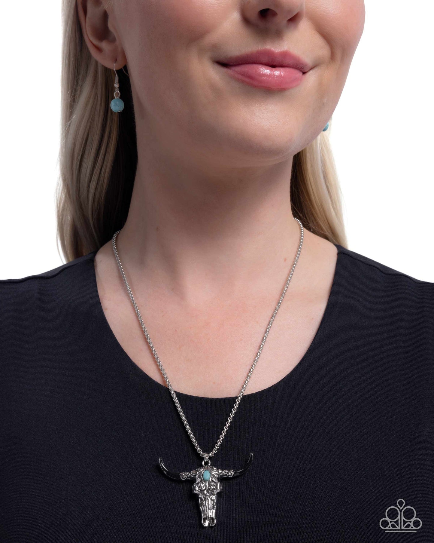 Longhorn Legacy - black - Paparazzi necklace