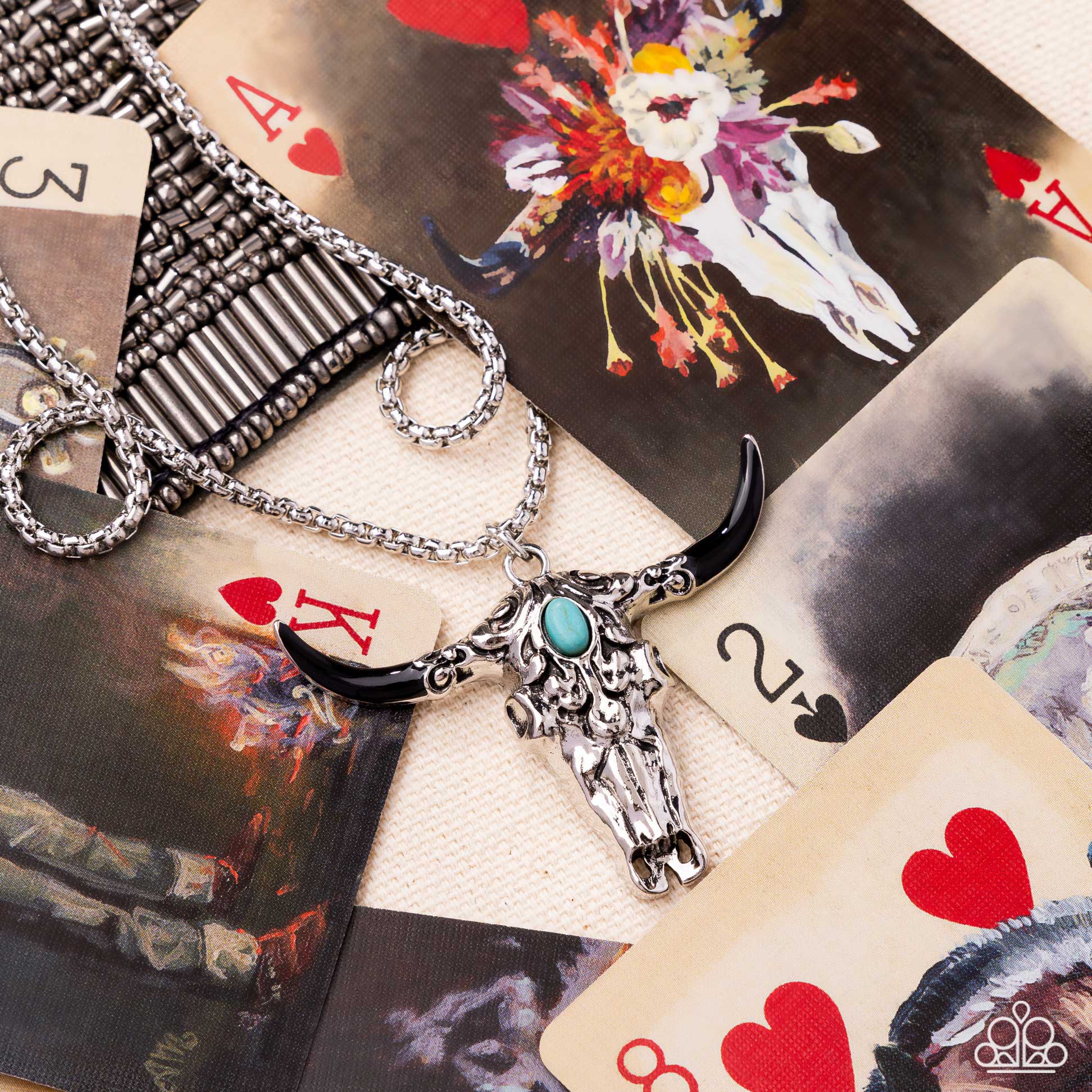 Longhorn Legacy - black - Paparazzi necklace