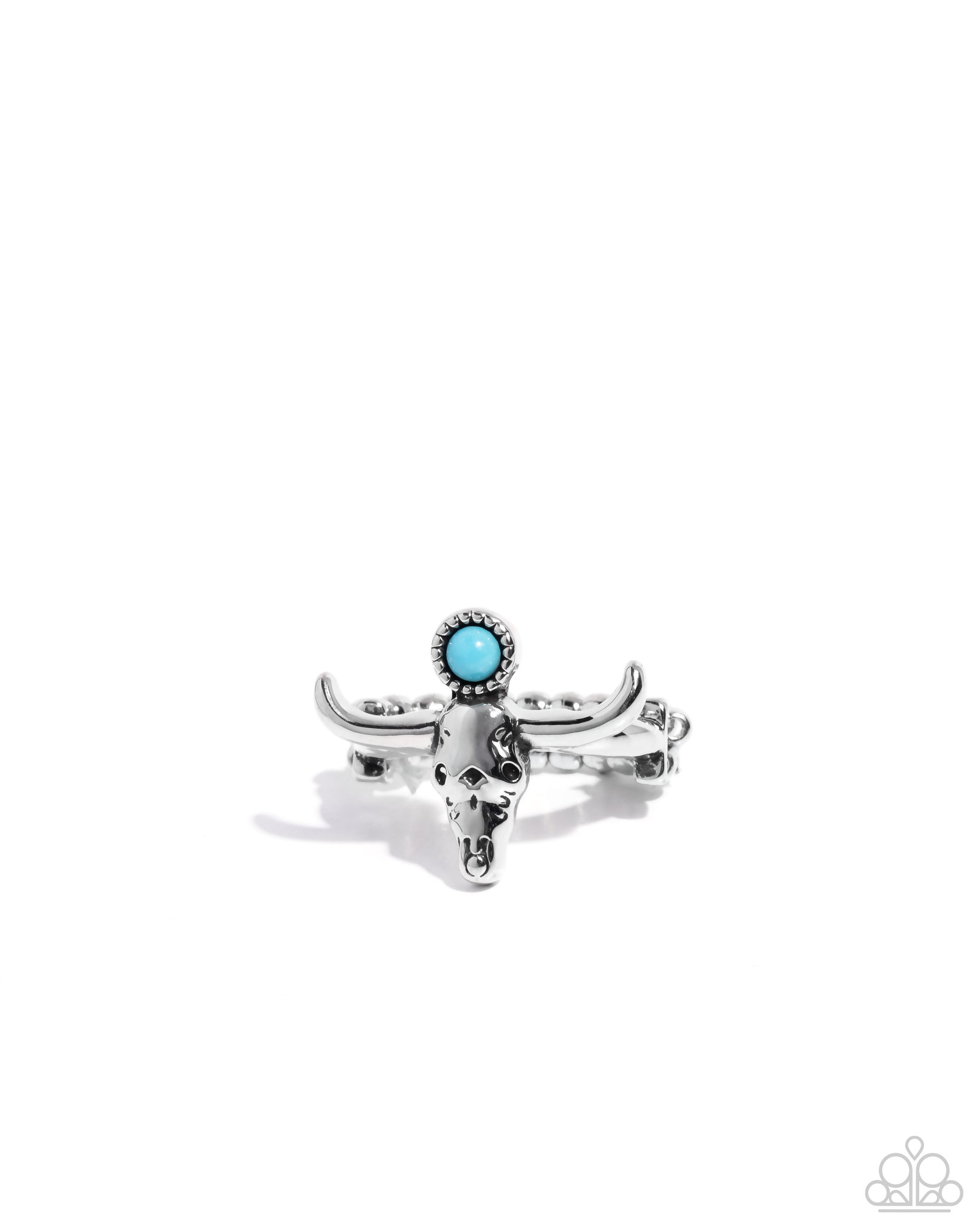 Longhorn Legend - blue - Paparazzi ring