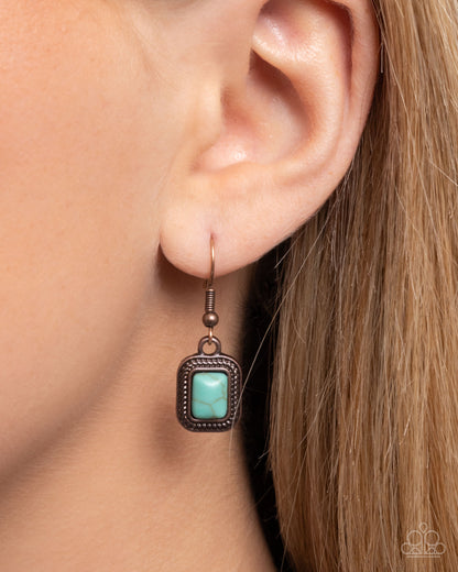 Longhorn Leisure - copper - Paparazzi necklace