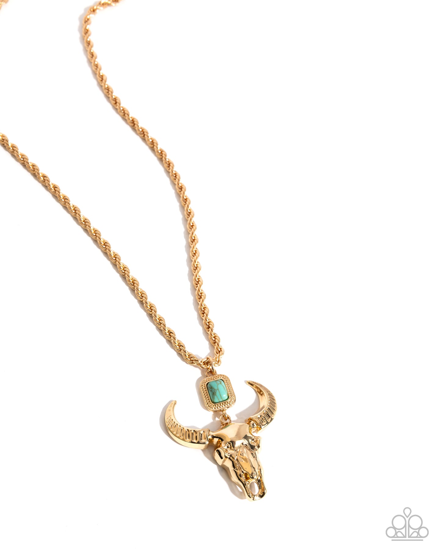 Longhorn Leisure - gold - Paparazzi necklace