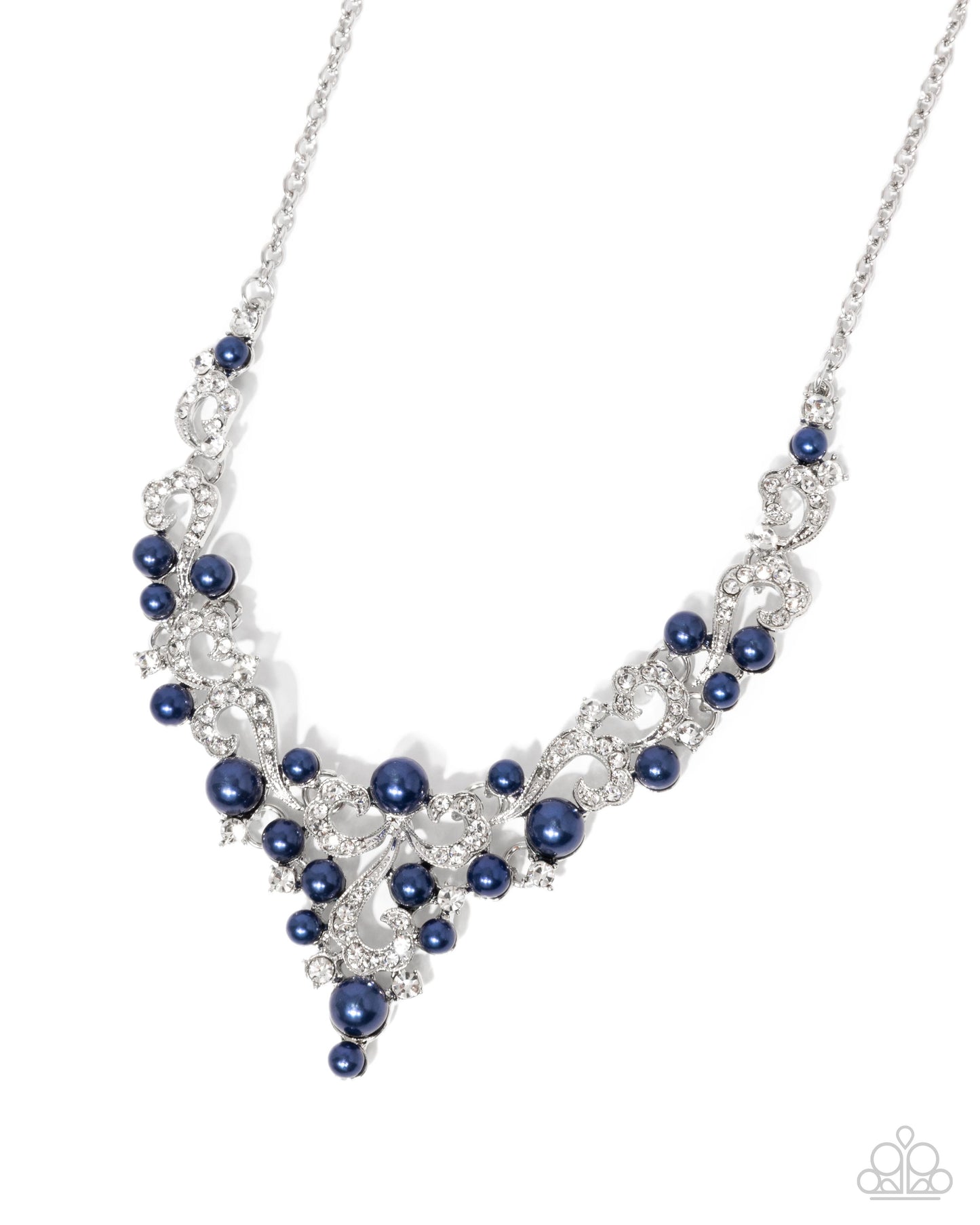 Looking Ladylike - blue - Paparazzi necklace