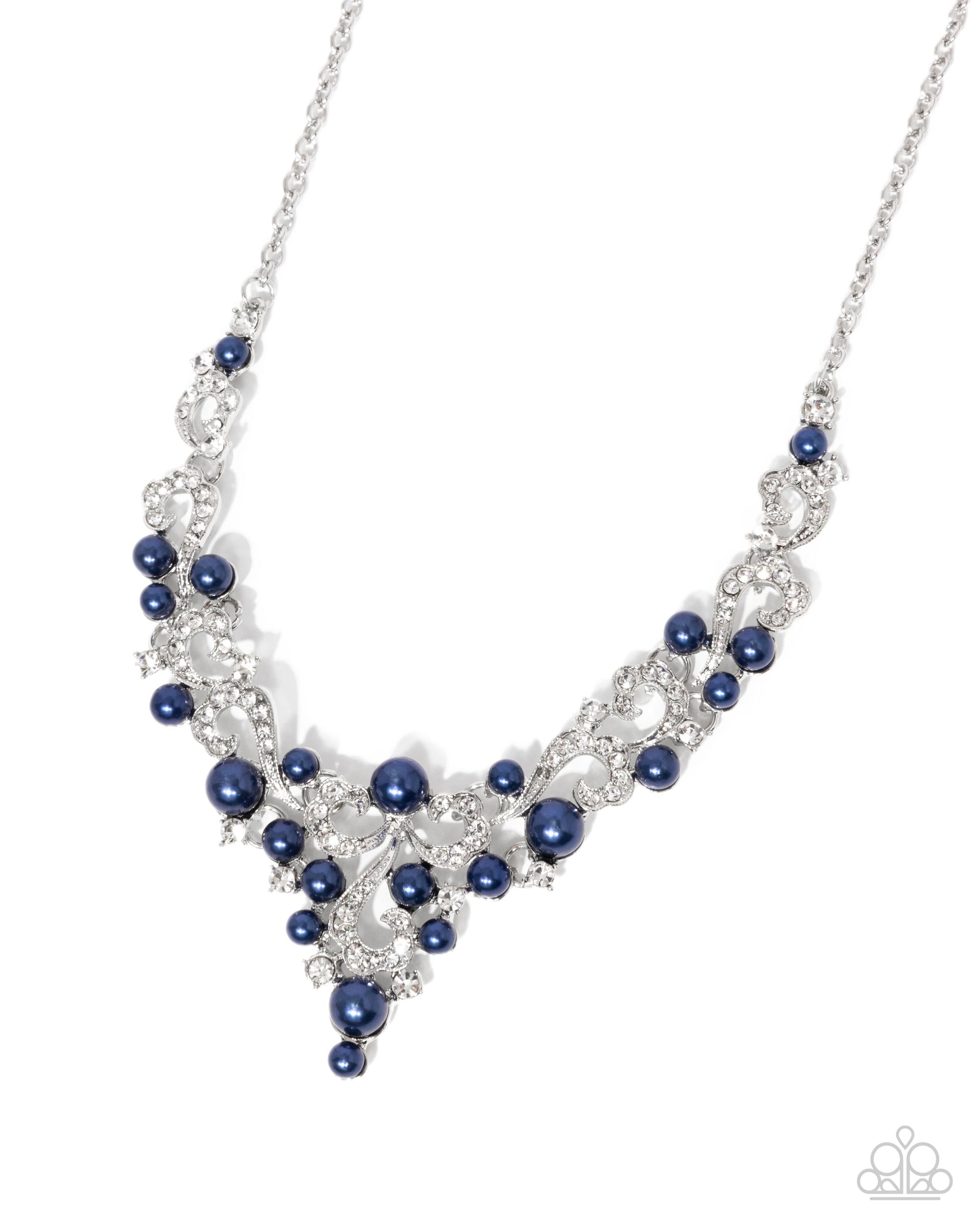 Looking Ladylike - blue - Paparazzi necklace