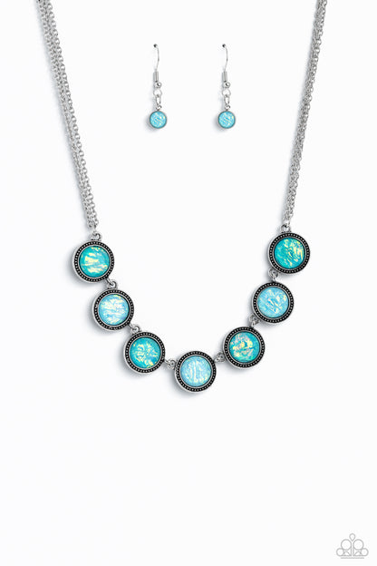 Looking for DOUBLE - blue - Paparazzi necklace