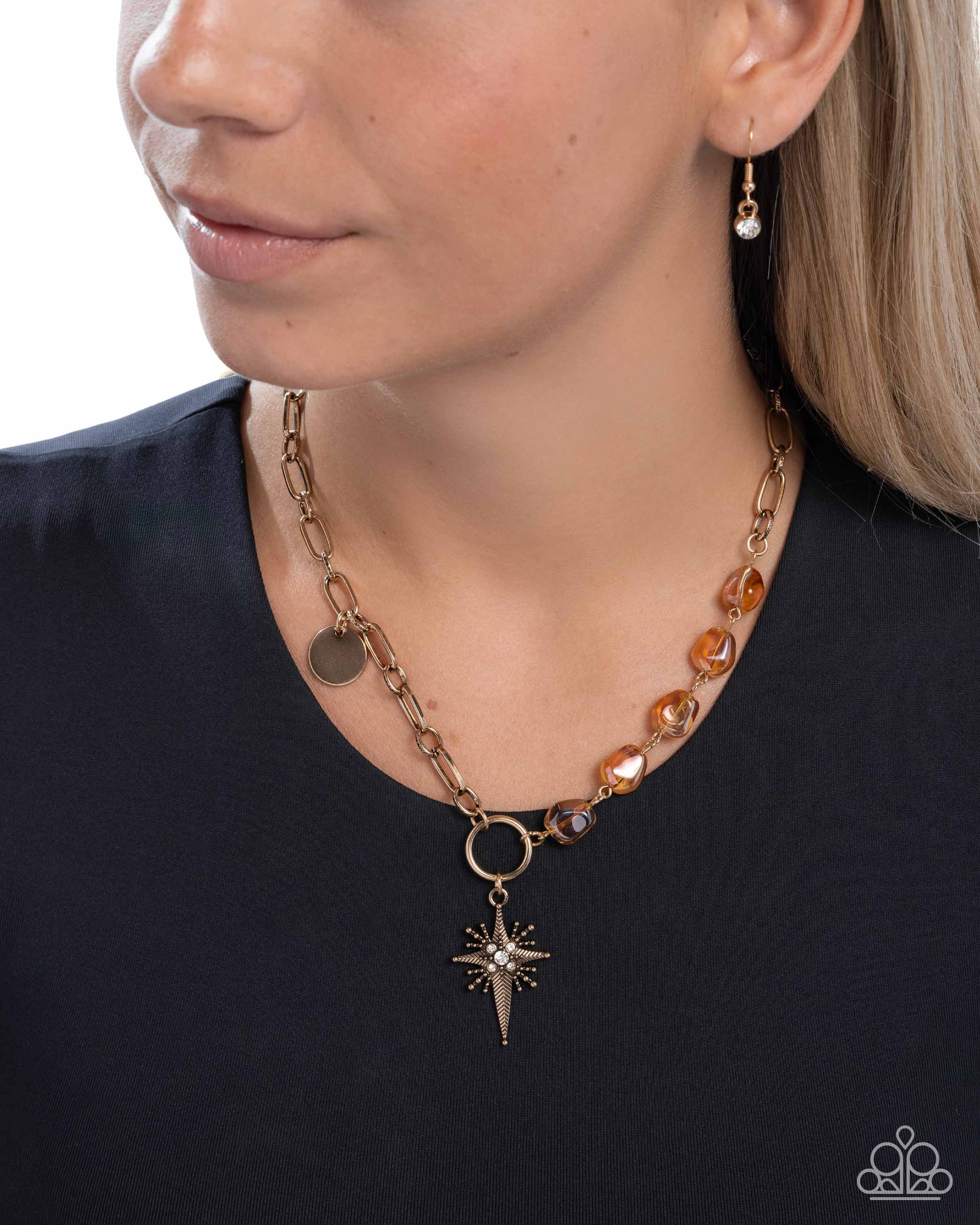 Loose and Wild - gold - Paparazzi necklace