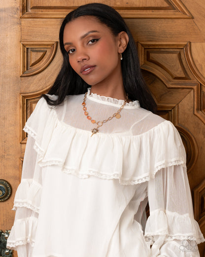 Loose and Wild - gold - Paparazzi necklace